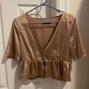 Nasty Gal Silk Top